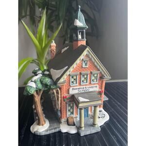 Holiday Time Snow Village Compatible-Boarding & Lodging School